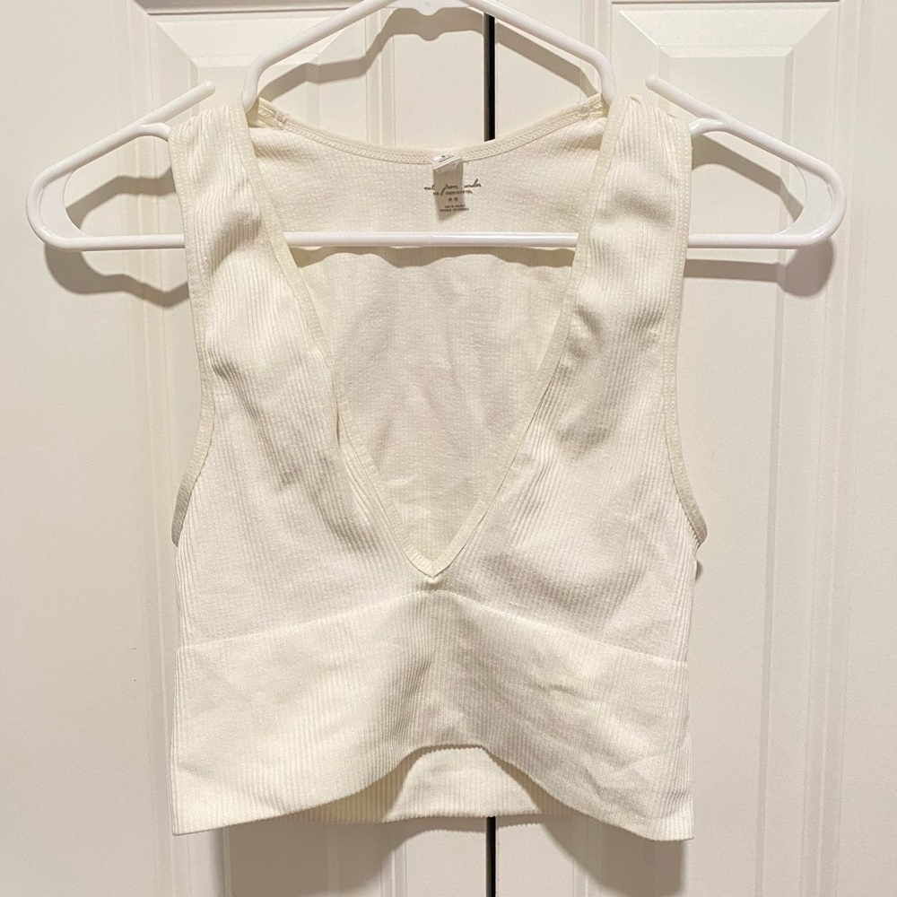 UO Out From Under Hailey Seamless Plunging Bra Top